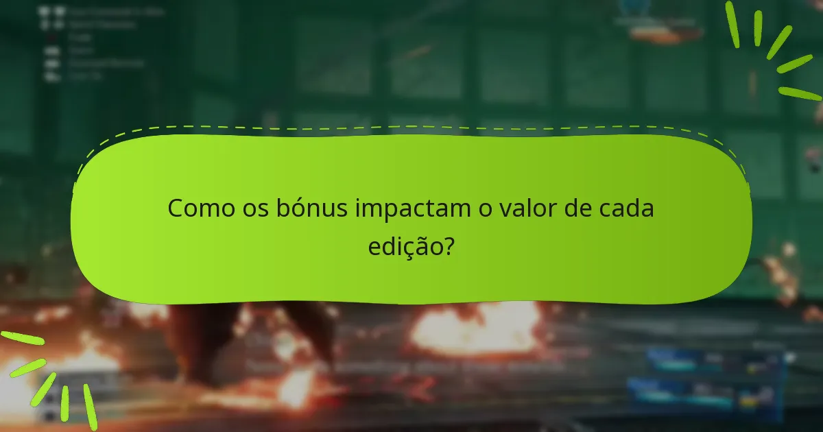 Como posso reivindicar os meus direitos de bónus da edição?