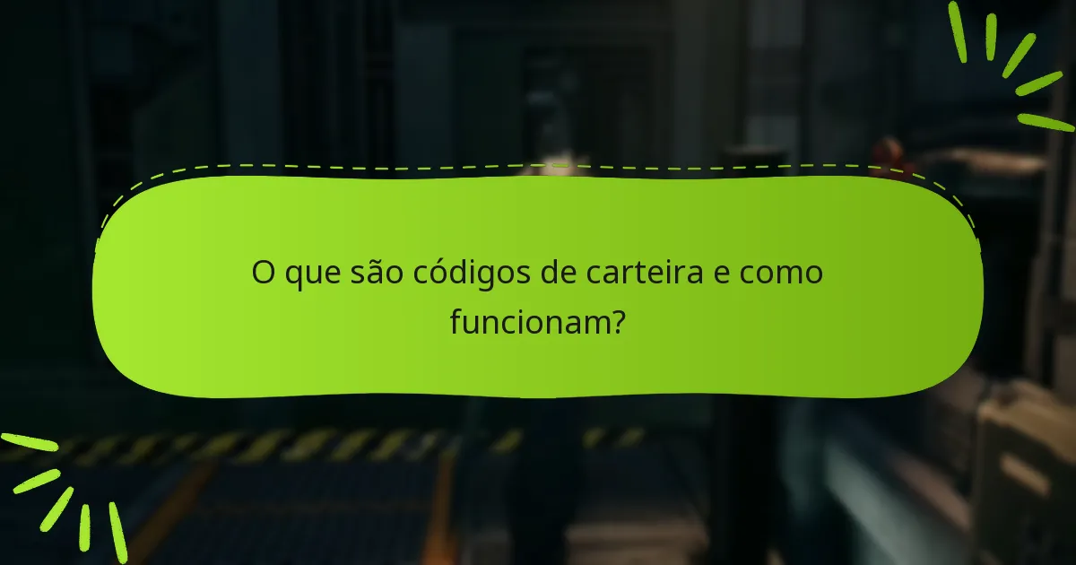 Como os códigos de carteira afetam as compras dentro do jogo?