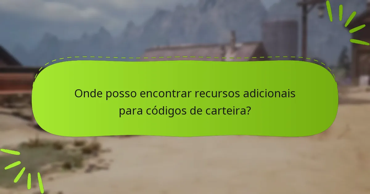Quando os códigos de carteira expiram ou tornam-se inválidos?